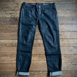 J.Crew Toothpick Skinny Waxed Jeans